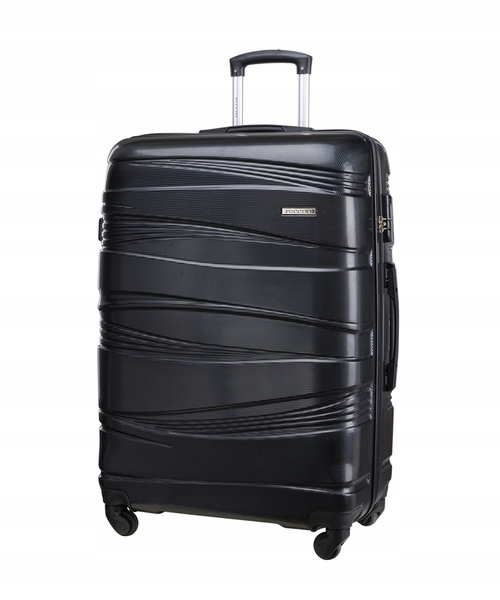 Duża walizka Puccini ABS020A 1 czarna 117 litrów