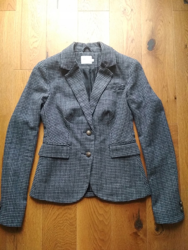 Marynarka żakiet blazer Only pepitka 34/36