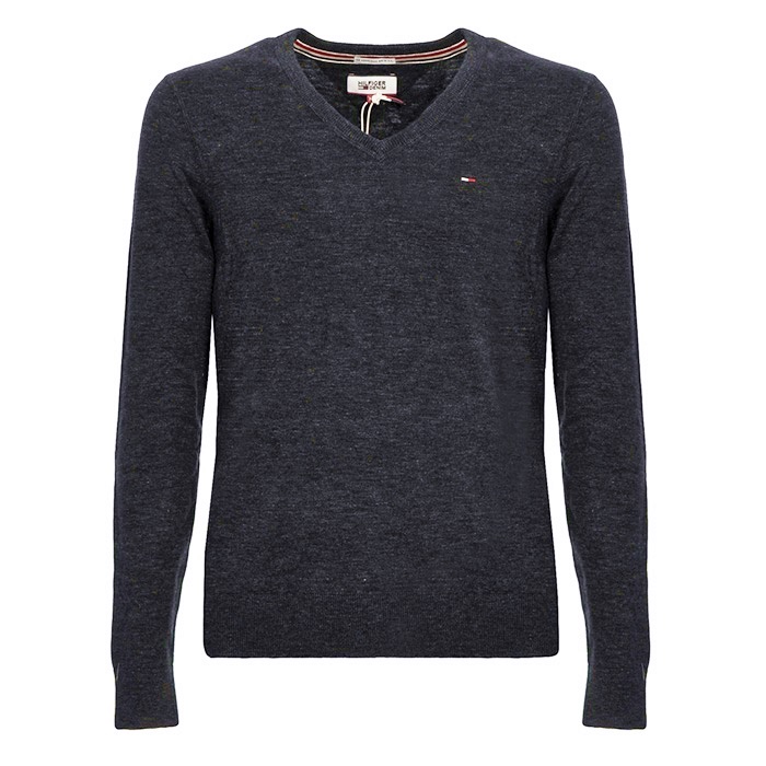 TOMMY HILFIGER DENIM SWETER MESKI V-NK / XL