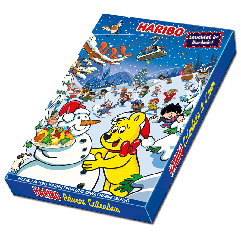 Haribo Żelki Kalendarz Adwentowy duży 43cm 300g 11388240821
