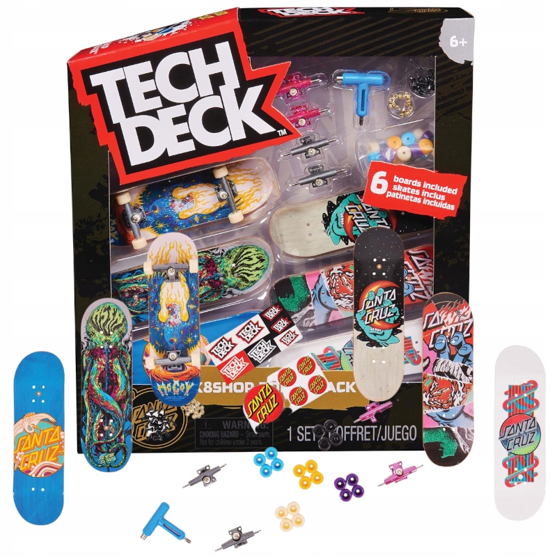 SPIN MASTER TECH DECK DESKOROLKA FINGERBOARD DUŻY ZESTAW DESKOROLEK 3SZT 6+