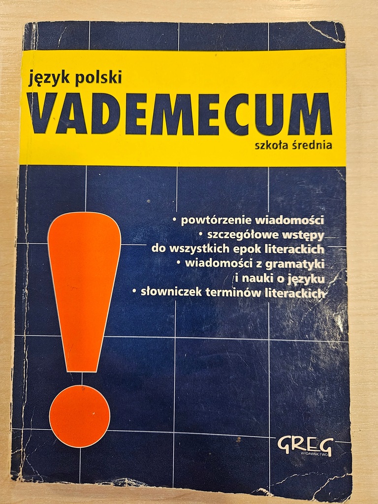 JEZYK POLSKI MATURA VADEMECUM GREG 24h