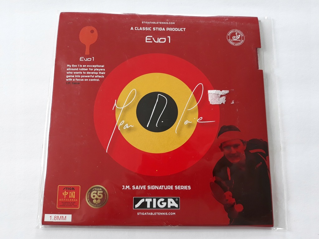 OKŁADZINA STIGA EVO 1 1.8MM TENIS STOŁOWY ! - 9426003269 - oficjalne ...