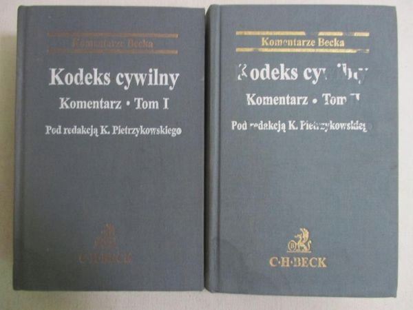 Kodeks cywilny Tom I i II