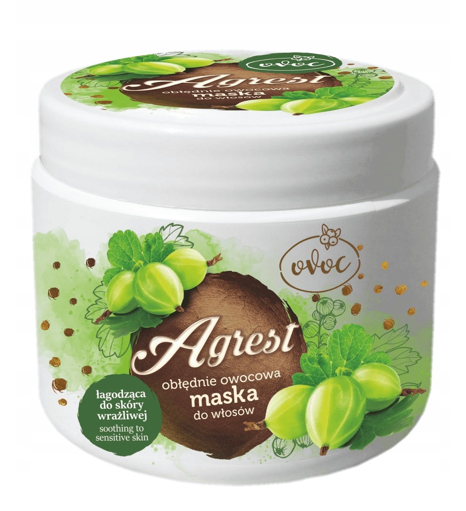 Ovoc Maska Do Włosów - Agrest 500ml