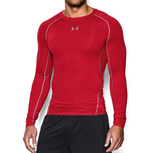 Under Armour UA HG ARMOUR LS Czerwona L