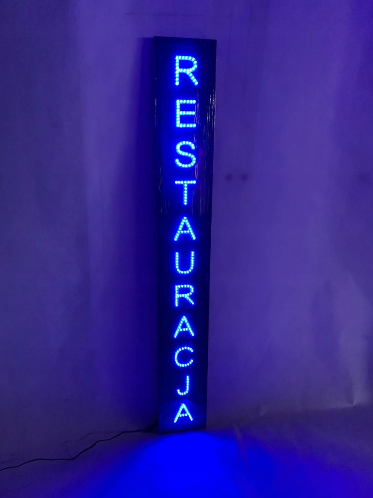 Reklama diodowa RESTAURACJA 150x20 cm LED neon