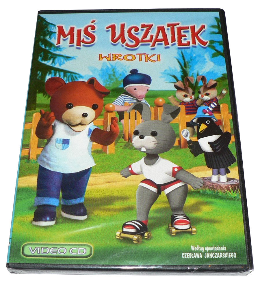 VCD - Miś Uszatek - Wrotki --- FOLIA !!!!!!!!