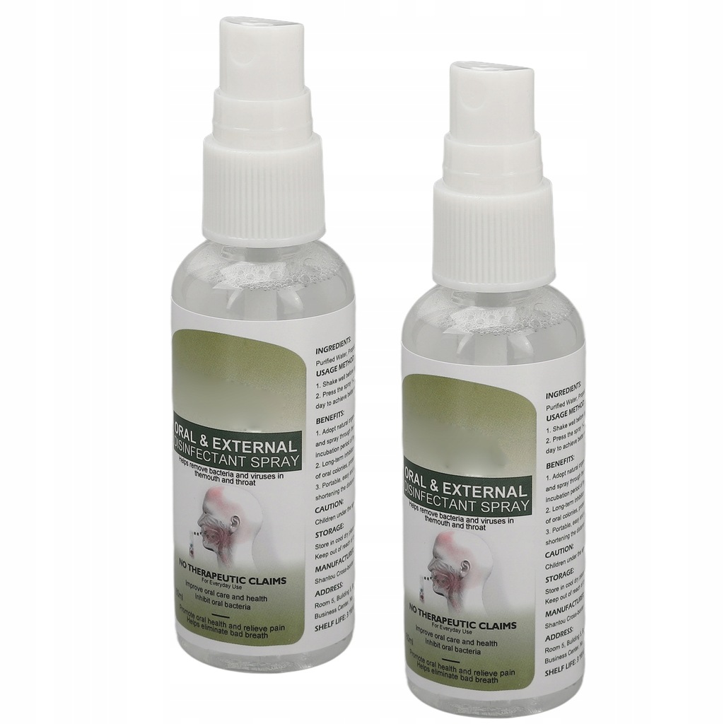 2 szt. Spray doustny 60 ml Naprawa dziąseł