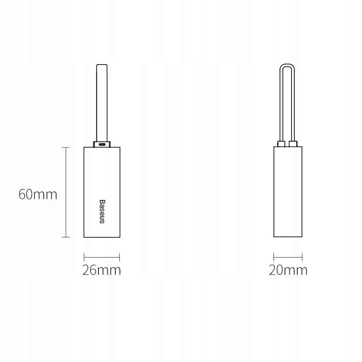 Купить Гигабитный сетевой адаптер Baseus Cannon USB LAN: отзывы, фото, характеристики в интерне-магазине Aredi.ru