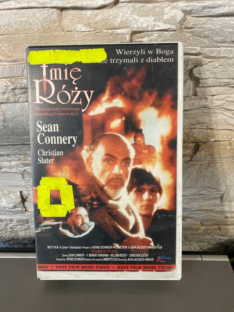 Imię Róży VHS Sean Connery