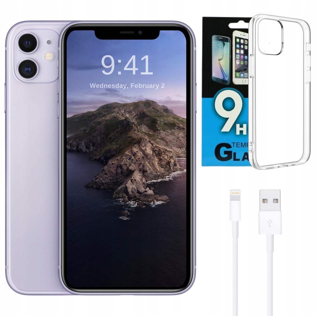 Smartfon iPhone 11 128 GB Fioletowy | KLASA PREMIUM |GRATISY