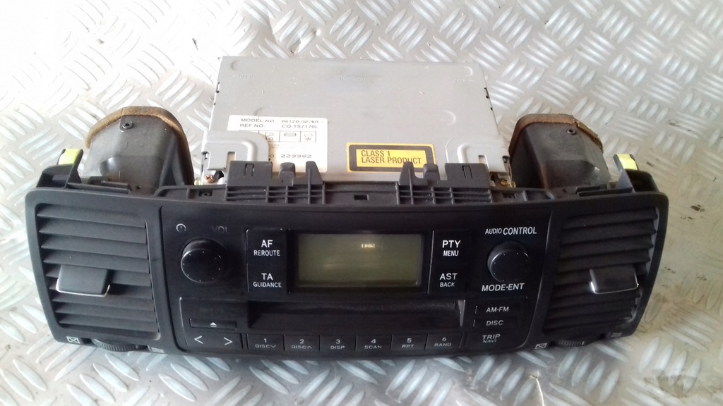 TOYOTA COROLLA E12 RADIO CD ORYGIN.+RAMKA+NAWIEWY