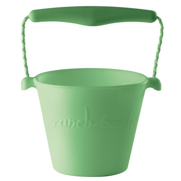 BUCKET WIADERKO SILIKONOWE PASTEL ZIELONE SCRUNCH