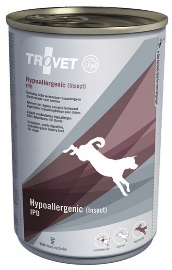 Trovet IPD Hypoallergenic Insects dla psa puszka 4