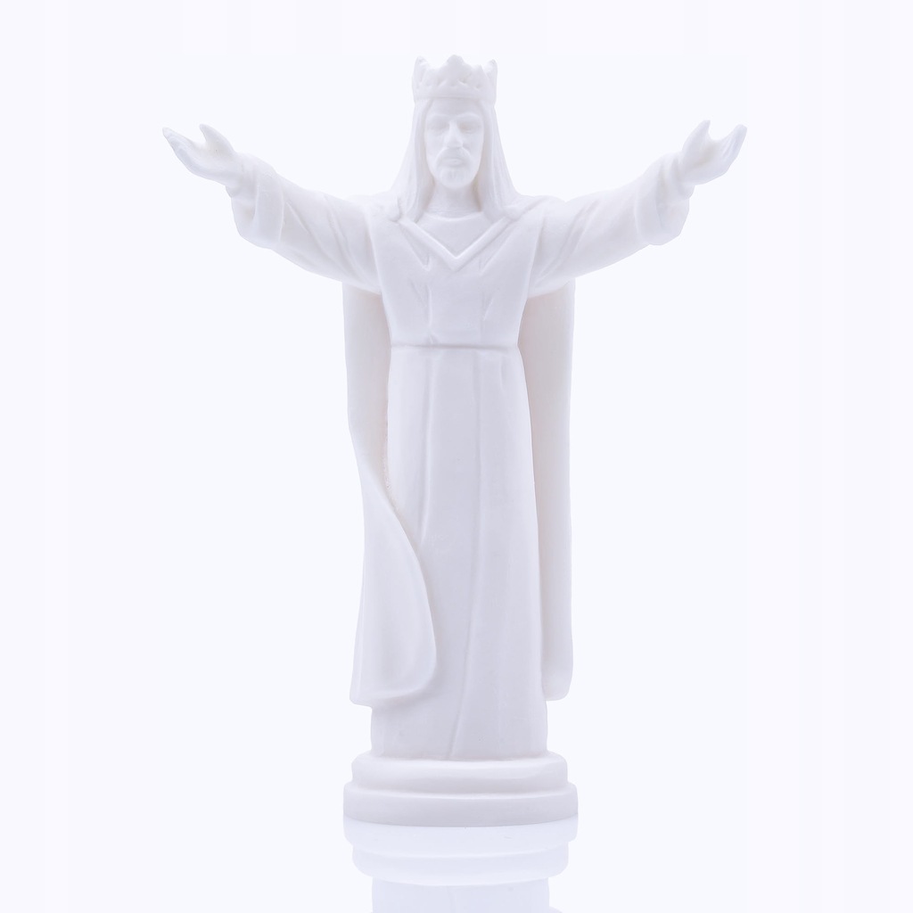 Figurka - Chrystus Król Alabaster