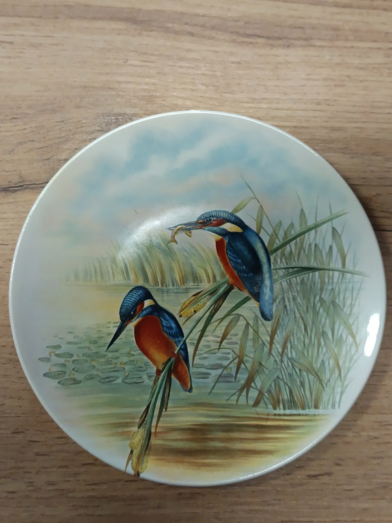 Porcelanowy talerz "Kingfisher"