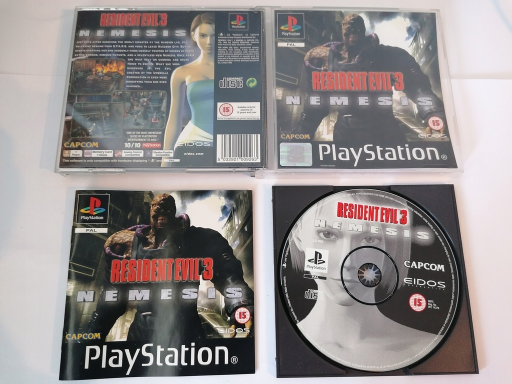 Купить RESIDENT EVIL 3 НЕМЕЗИДА PSX PS1: отзывы, фото и характеристики ...