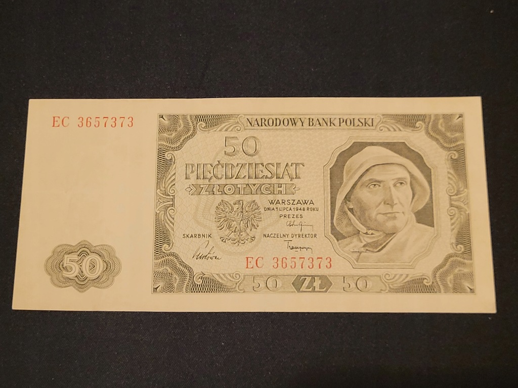 50 złotych 1948 Piękny STAN rybak