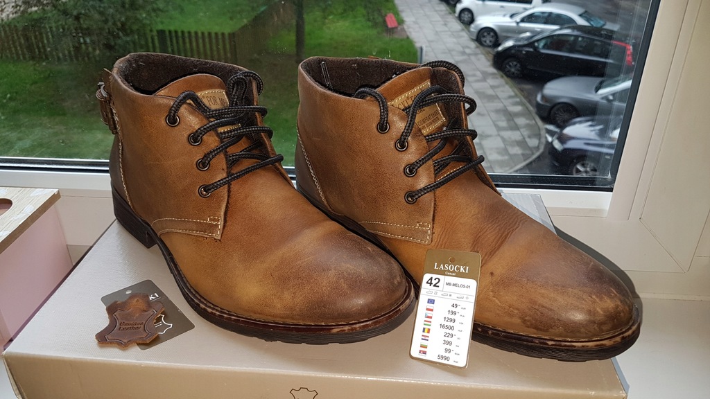 BUTY ZIMOWE LASOCKI TRZEWIKI 42 MĘSKIE MB-MELOS-01