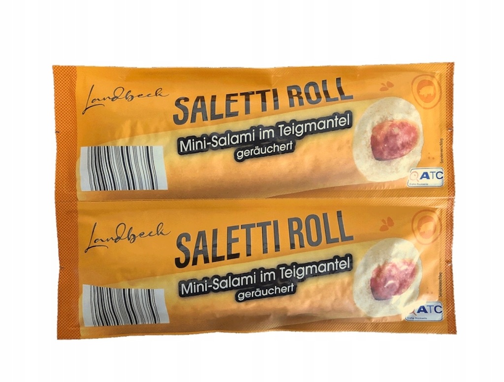 2 X SALETTI ROLL KIEŁBASKA SALAMI W BUŁCE KETO kiełbasa HOT DOG Z KABANOSEM