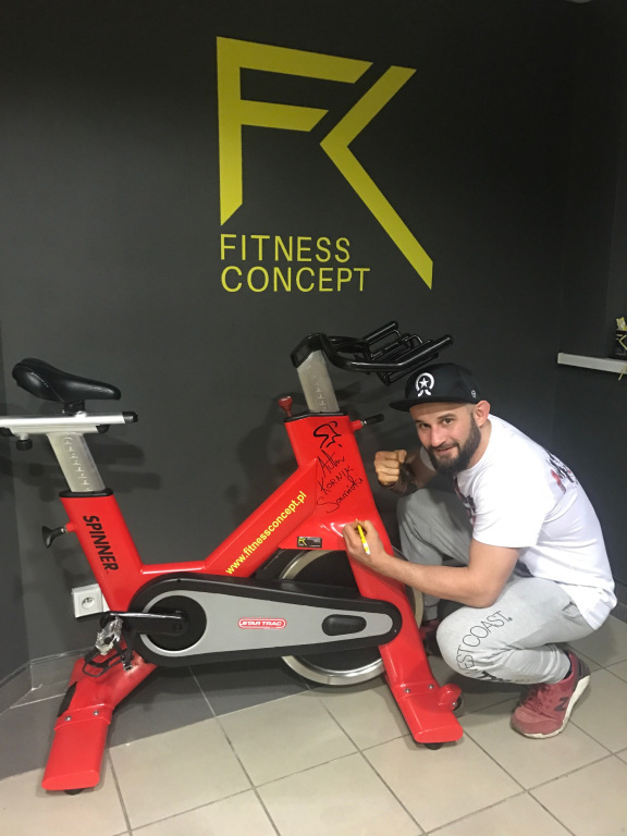 Rower Spinning NXT+autograf Artur Kornik Sowiński