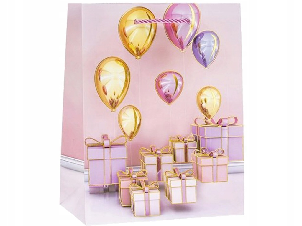 Torebka prezentowa Balony, prezenty JP-A937B 26x32x10cm