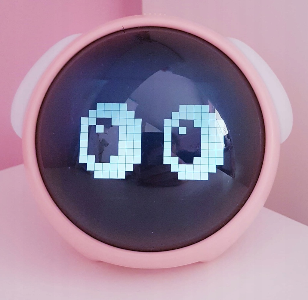 Budzik Emoji interaktywny zegar dla dziewczynki prezent