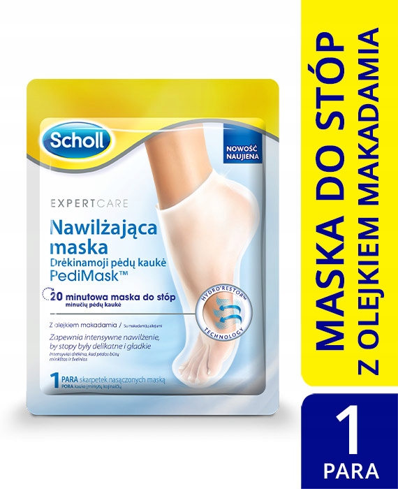 Pedi Mask nawilżająca maska do stóp z olejkiem mak