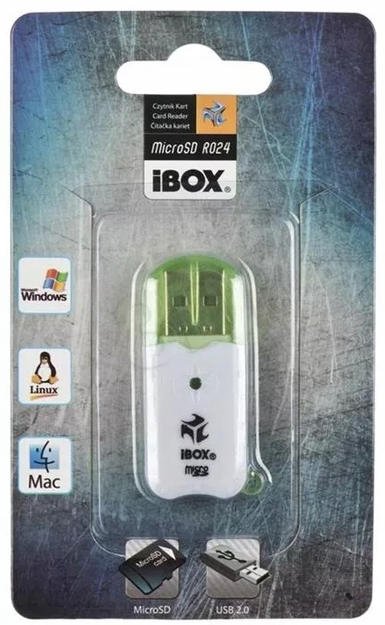 Czytnik iBOX R024 USB 2.0 (ICKZGR024)
