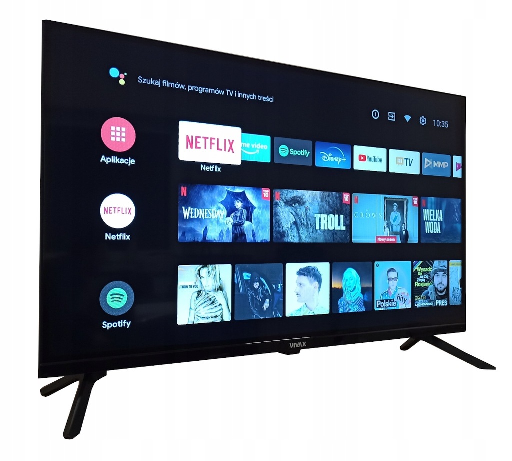 Купить SMART TV LED 32 VIVAX 32LE10K БЕЗРАМОЧНЫЙ ANDROID: отзывы, фото, характеристики в интерне-магазине Aredi.ru