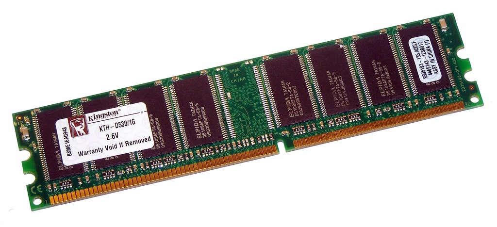 PCパーツ Kingston 1GB 400MHz Module KTH-D530/1G KINGSTON KTH-D530/1G < 1GB 400 > w Żórawina - Sklep, Opinie