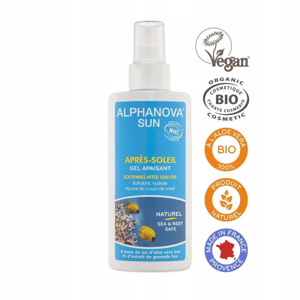 Bio Kojący Żel po Opalaniu Alphanova Sun 125ml