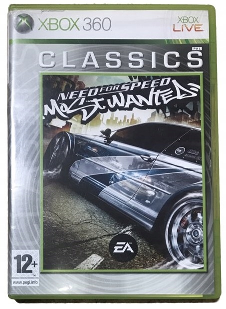 NEED FOR SPEED MOST WANTED NFS XBOX 360