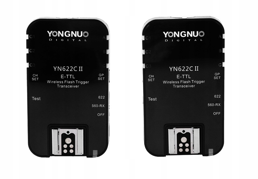Zestaw dwóch wyzwalaczy radiowych Yongnuo YN622C I