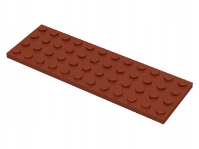 LEGO ELEMENT - Plate 4 x 12 PŁYTKA Reddish Brown / brązowy 3029 NOWY