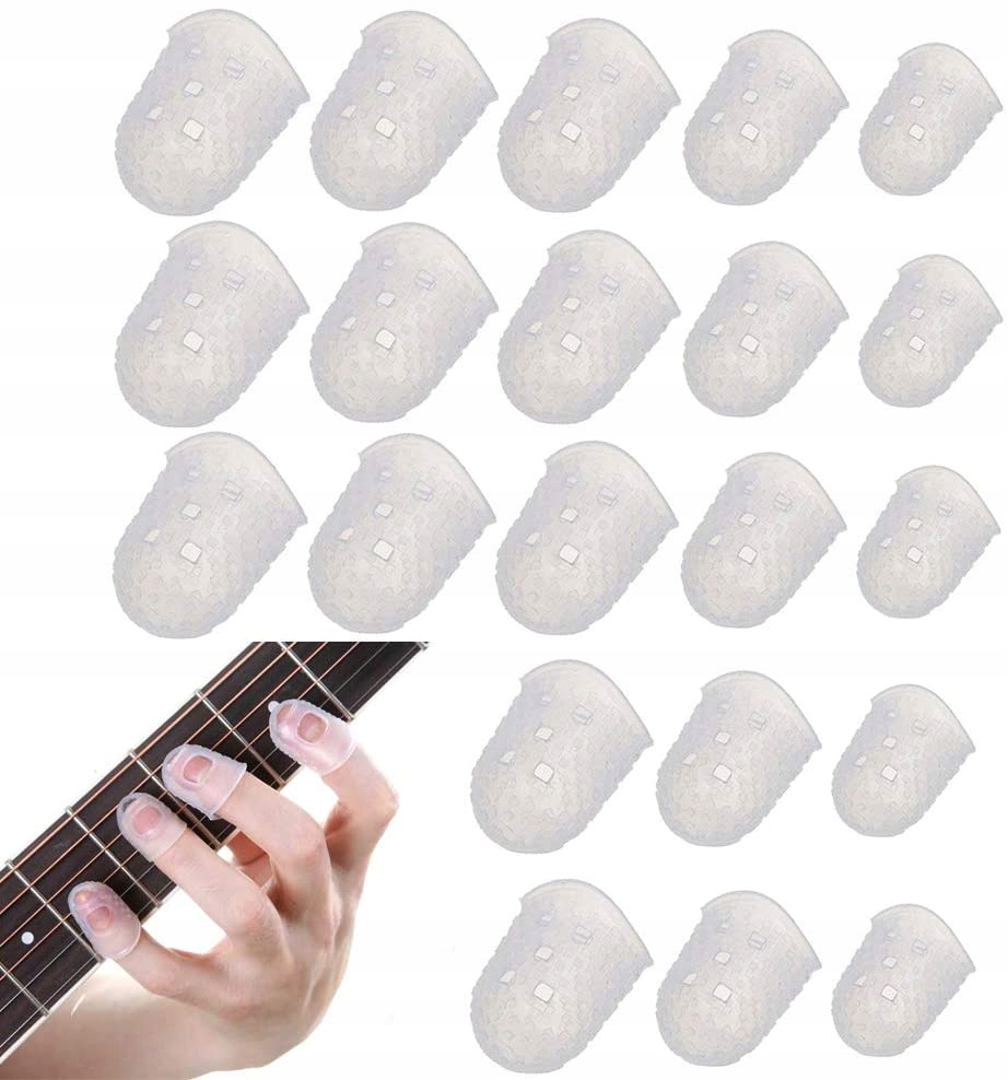 10 szt. Gitarowych osłon na opuszki palców