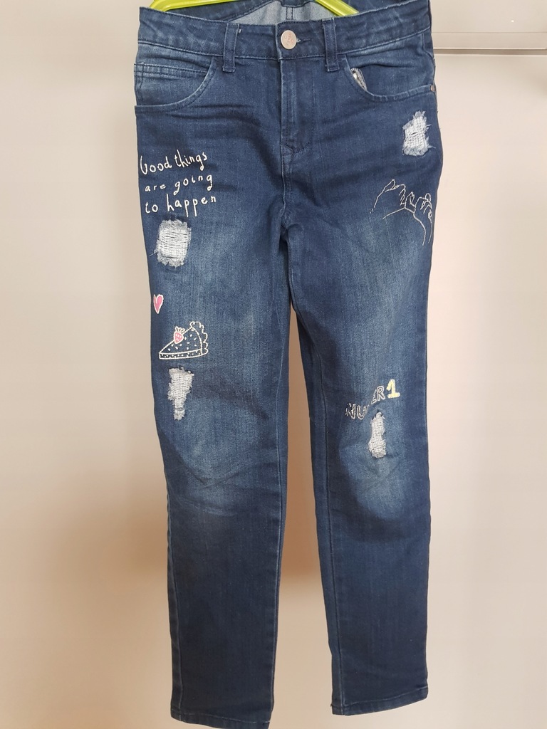 Spodnie jeans dziewczęce Reserved