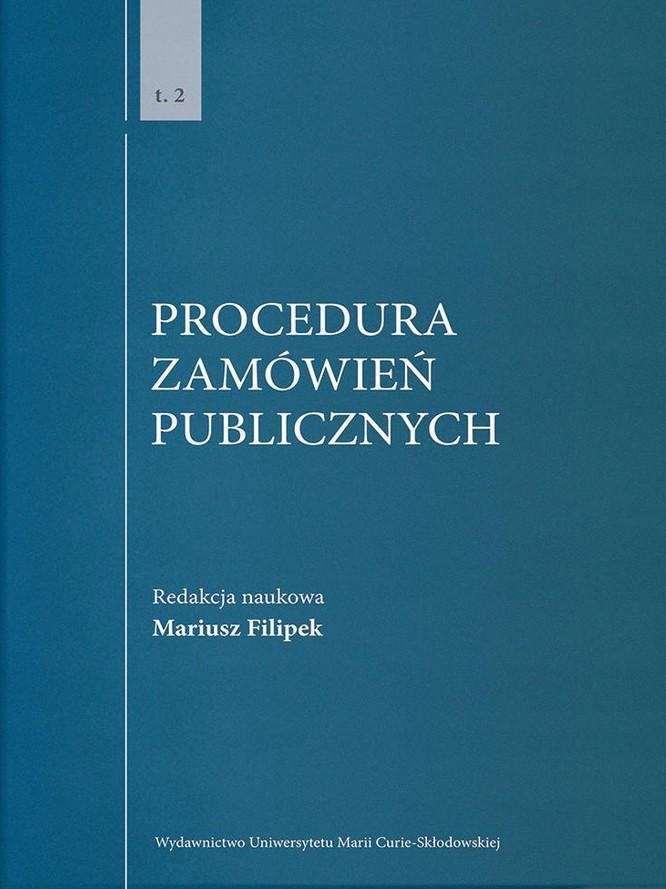 PROCEDURA ZAMÓWIEŃ PUBLICZNYCH T.2