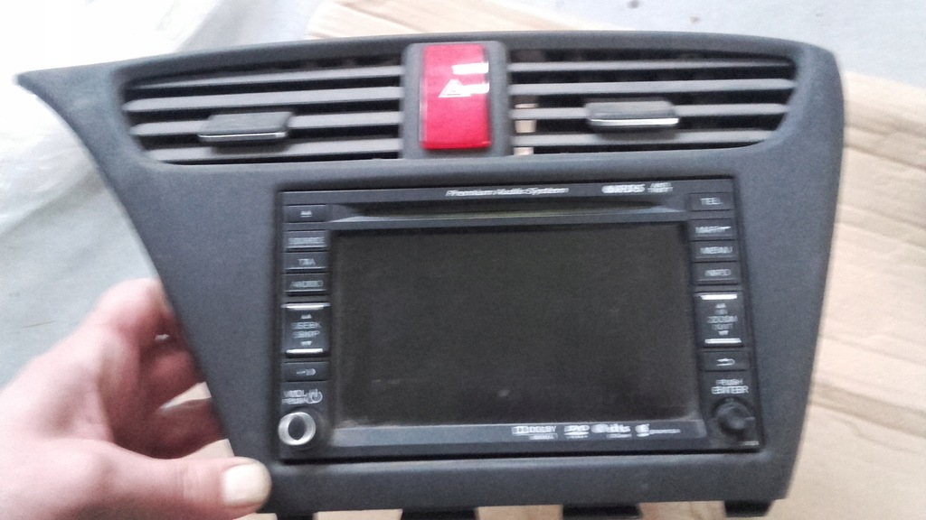 HONDA CIVIC IX RADIO NAWIGACJA ORYGINAŁ 7701750080