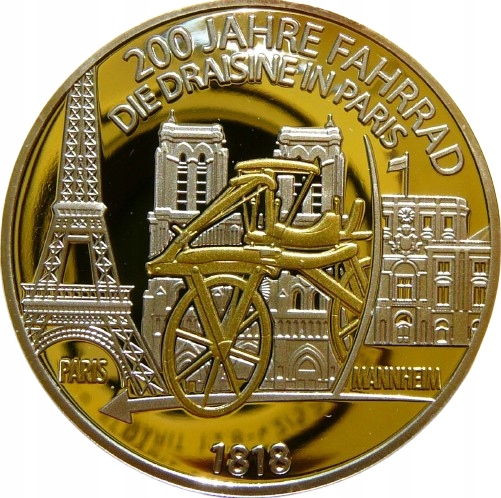 SZTABKA INWEST PARYŻ 1818 WIEŻA EIFFLA 200 LAT ROWERU