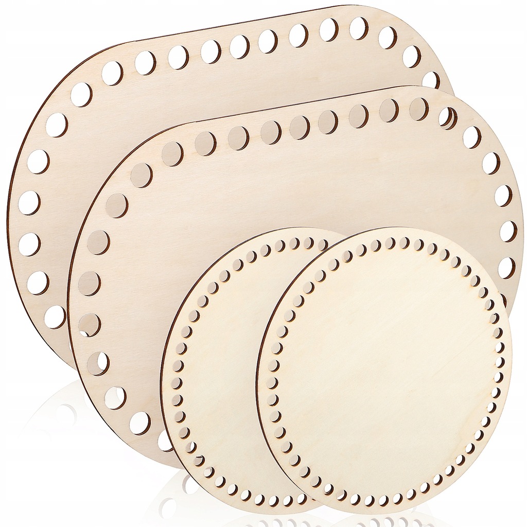 DREWNIANE DO KOSZYKÓW SZYDEŁKOWYCH OWALNE/OKRĄGŁE KSZTAŁTY