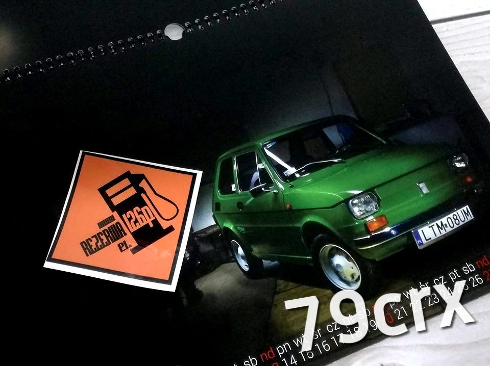 Kalendarz 2019 Fiat 126 od grupy REZERWA 126p