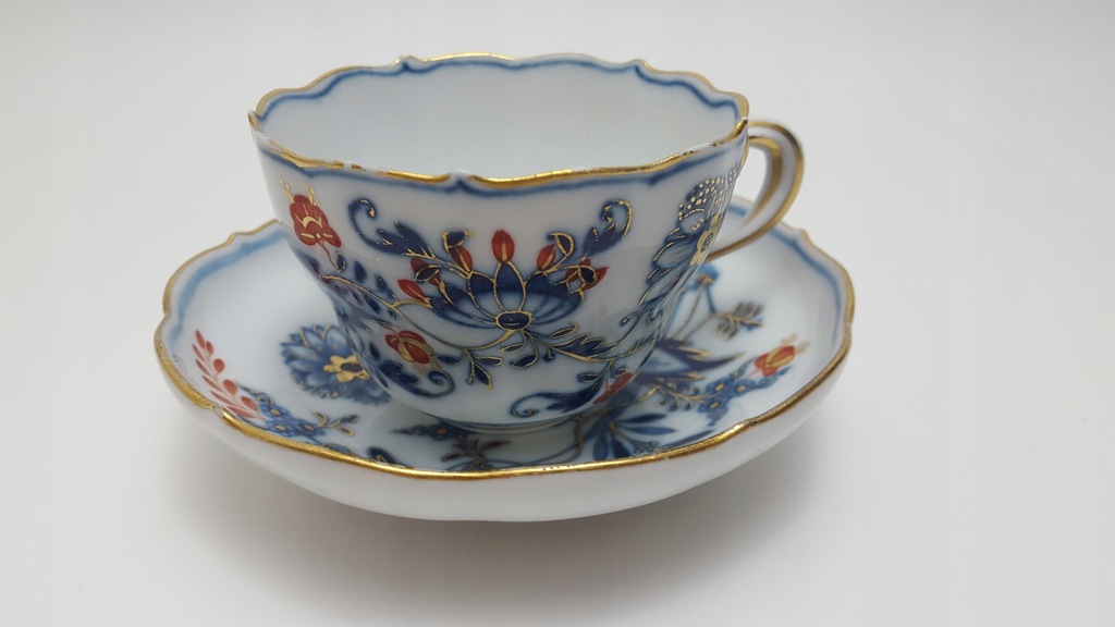 DWP/ MEISSEN Miśnia filiżanka 1850-1924 Blue Onion