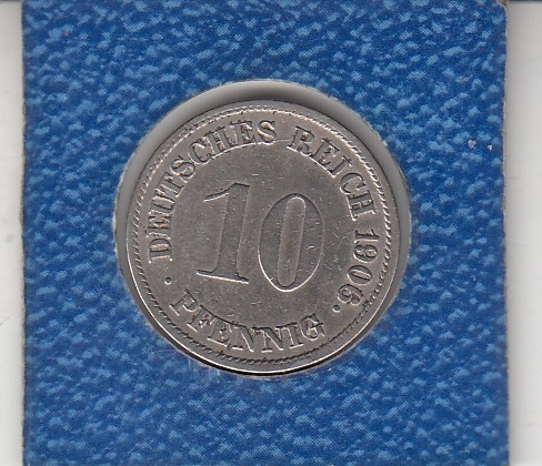 Niemcy-Cesarstwo 10 Pfenniig 1906 G