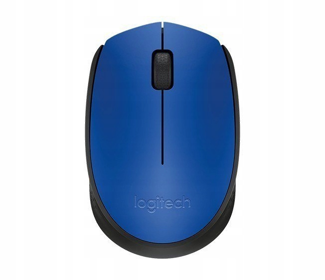 Logitech M171 Wireless Mouse, Black, Blue