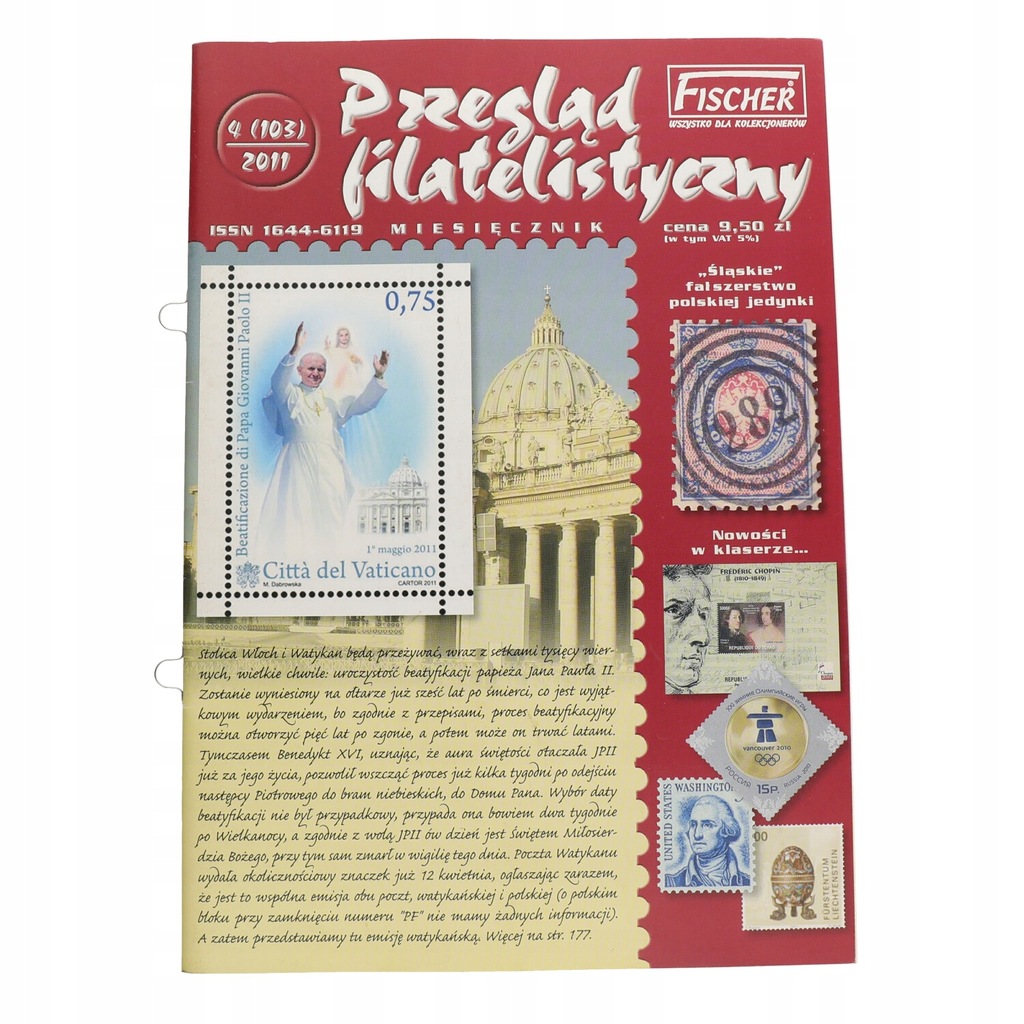 Przegląd filatelistyczny 4/2011 ( 103 )