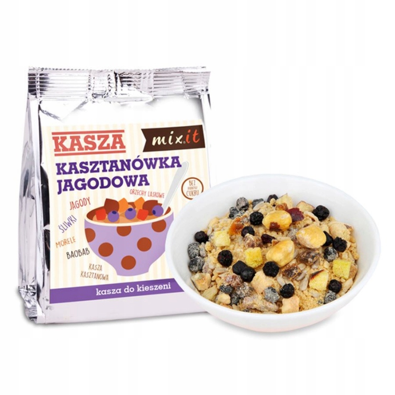 Kieszonkowa kasza - Kasztanówka jagodowa MixIt,