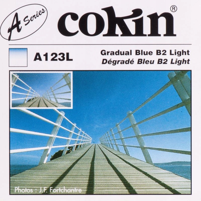 Filtr Cokin A123L rozmiar S połówkowy niebieski B2