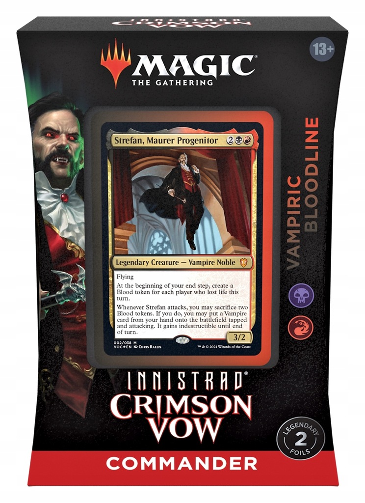 Magic The Gathering Innistrad Crimson Vow Commander Deck Vampiric Bloodline